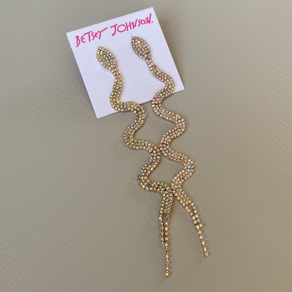 Rhinestone snake earrings 🔥 - Picture 4 of 4